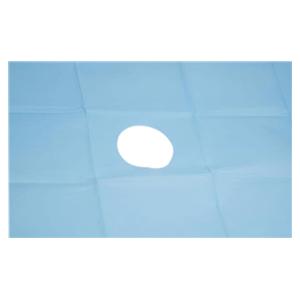 PAÑO DE CAMPO ESTÉRIL Y ABSORBENTE FENESTR. CIRCULAR, SIN ADHESIVO 75 X 90 CM 10 CMØ 1U