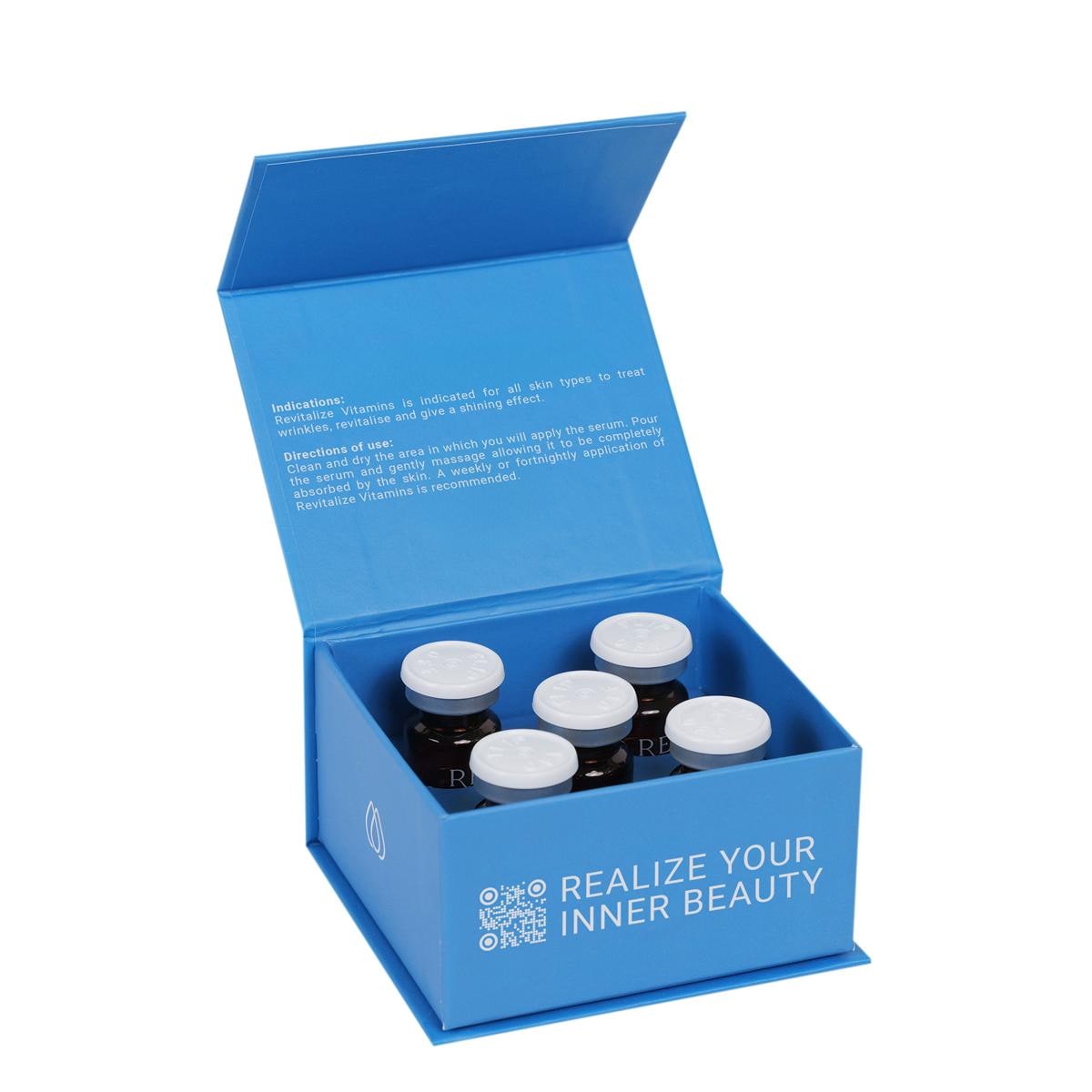 SERUM PARA MESOTERAPIA REVITALIZE VITAMINS. 5 VIALES DE 5ML.