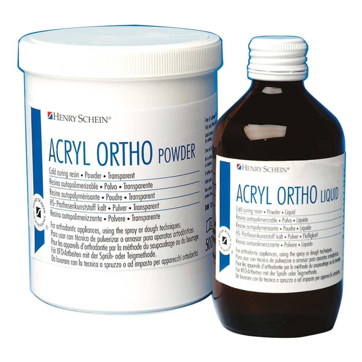 ACRILICO ORTHO TRANSPARENTE POLVOS 500 GR - HENRY SCHEIN