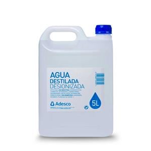 AGUA DESTILADA NO ESTÉRIL 5L