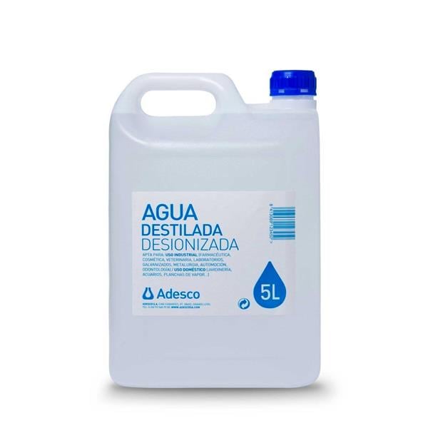 AGUA DESTILADA NO ESTÉRIL 5L