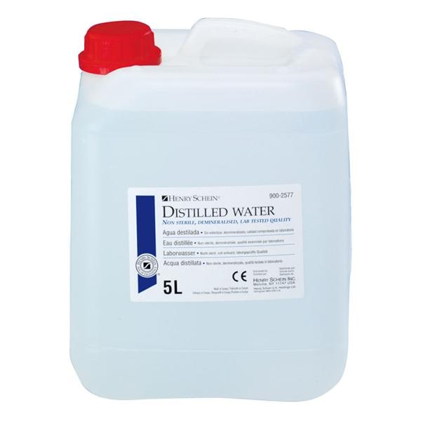 AGUA DESTILADA NO ESTÉRIL 5L - HENRY SCHEIN