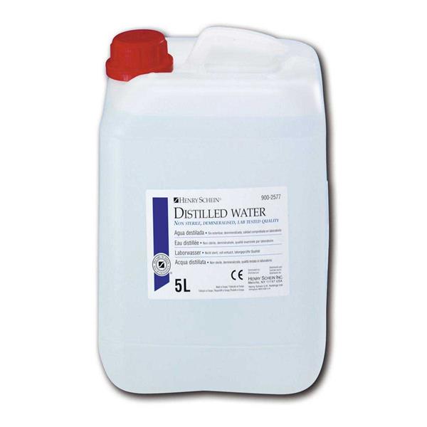 AGUA DESTILADA NO ESTÉRIL 4X 5L - HENRY SCHEIN