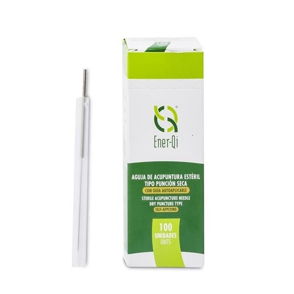 AGUJA PUNCIÓN SECA AUTOAPLICABLE 0,30X75 MM 100U ENERQI