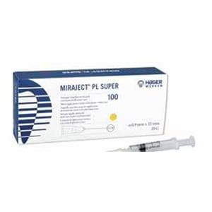 AGUJAS MIRAJECT PL SUPER 20G 0,9X22 AMARIL 100U - HAGER WERKEN