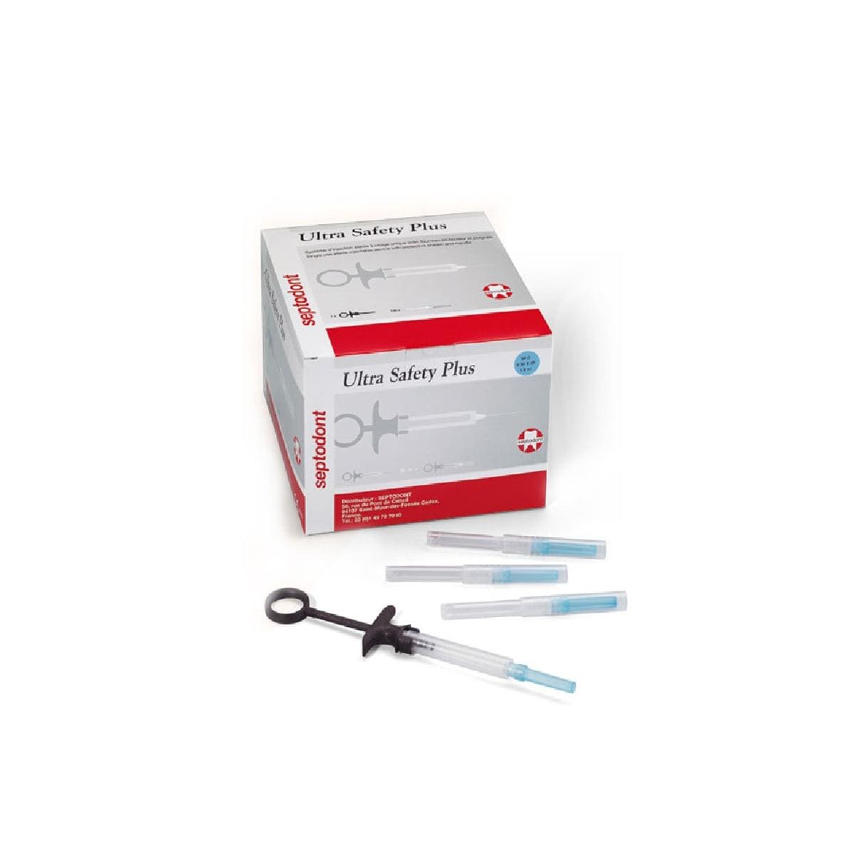 AGUJAS ULTRA SAFETY PLUS 21G. 0.3X21MM. 100U. - SEPTODONT