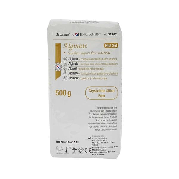 ALGINATO MAXIMA PLUS RÁPIDO 500G - HENRY SCHEIN