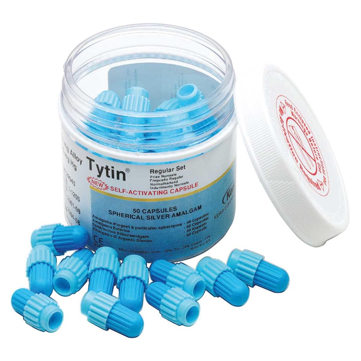 AMALGAMA DE PLATA TYTIN DOSIS ÚNICA 400 MG 50 CPS - KERR HAWE