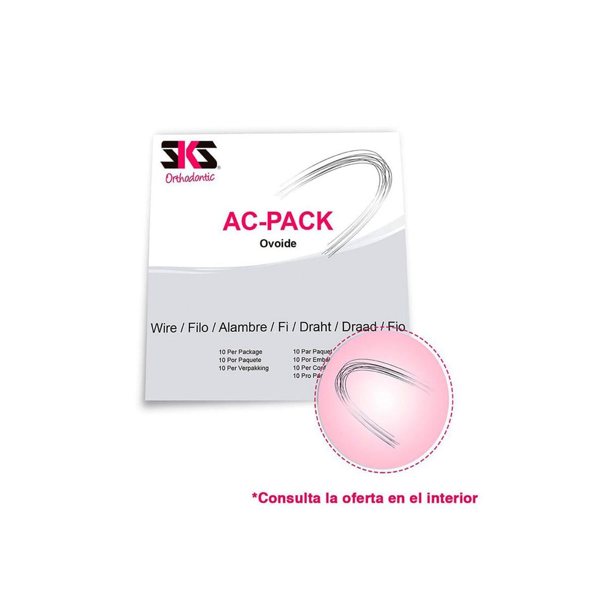 ARCO ACERO OVOIDE 0.18 INFERIOR 10U - SKS