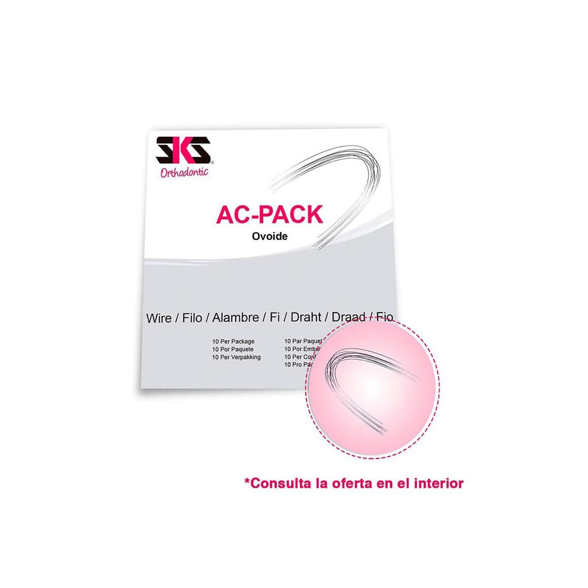 ARCO ACERO OVOIDE 0,16X0,22 INFERIOR 10U - SKS
