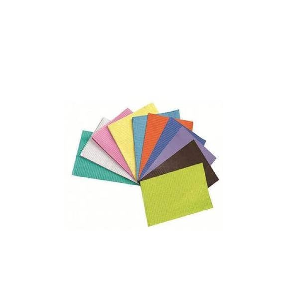 BABEROS DENTALES PLASTIFICADOS BLANCO 45X33CM 500U - ASA