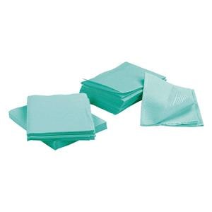 BABEROS DENTALES PLASTIFICADOS VERDE 45X33CM 500U - ASA