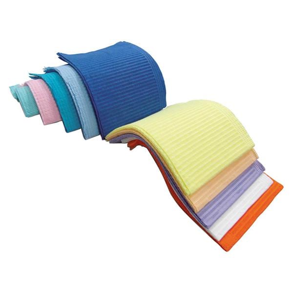 BABEROS DENTALES PLASTIFICADOS AMARILLO 500U - MEDICOM