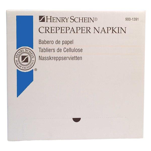 BABEROS DE PAPEL BLANCOS 1000U- HENRY SCHEIN