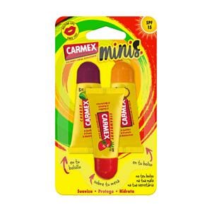 BÁLSAMO LABIAL TUBO 3X5G PIÑA CEREZA FRESA - CARMEX