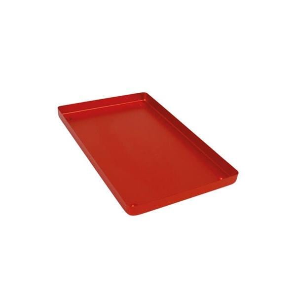 BANDEJA ALUMINIO INSTRUMENTAL GRANDE ROJA 28X18 1U - NICHROMINOX