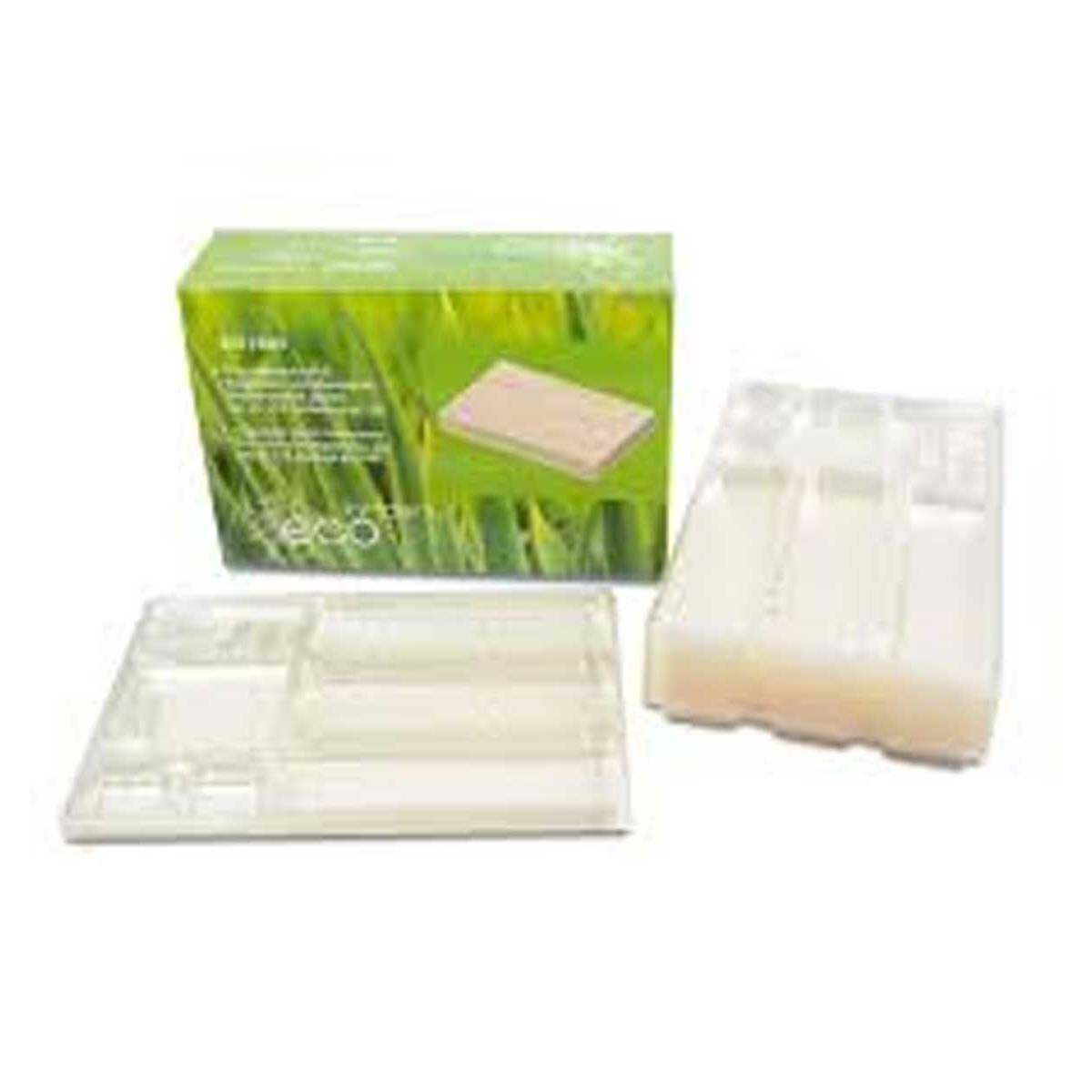 BANDEJAS BIO-TRAY BIODEGRADABLES 28 X 18 100U - LARIDENT