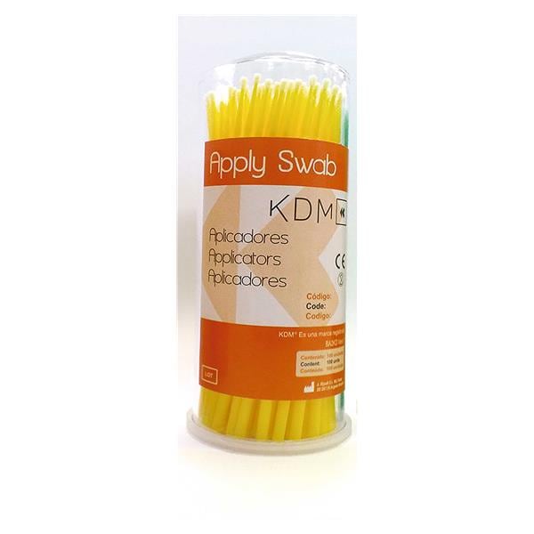 BASTONCILLO APLICACIÓN LARGO FINO AMARILLO 100U - KDM