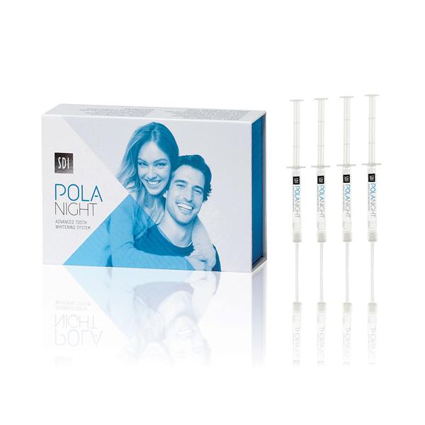 BLANQUEAMIENTO DENTAL POLA NIGHT JERINGAS 10% MINI KIT 4U - SDI