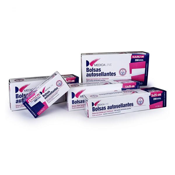 BOLSAS ESTERILIZAR 9X23CM 200U - MEDICALINE