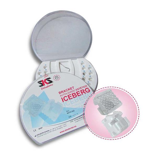 BRACKET AUTOLIGADO ICEBERG MBT 0,22 ESTÉTICO - SKS