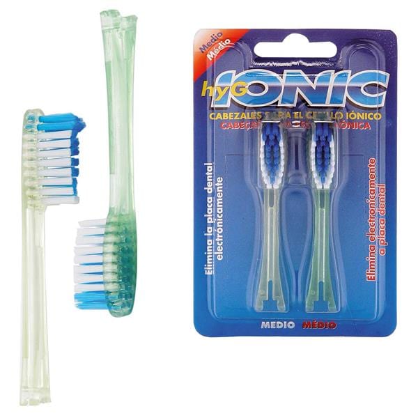 REPOSICIÓN 2 CABEZALES SUAVES PARA CEPILLO IONICO - HYGIONIC