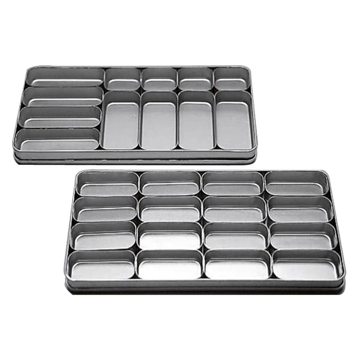CAJA DE ENDODONCIA 21X10X1,5CM 12 COMPARTIMENTOS 1U - NICHROMINOX