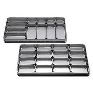 CAJA DE ENDODONCIA 21X10X1,5CM 12 COMPARTIMENTOS 1U - NICHROMINOX