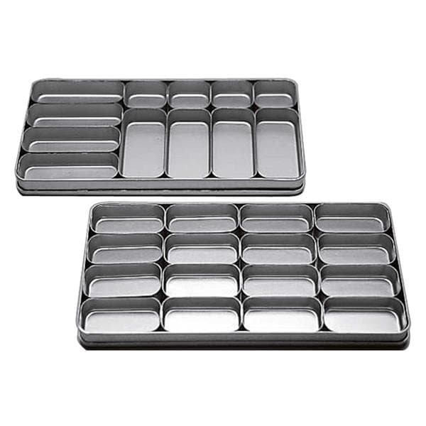 CAJA DE ENDODONCIA 21X10X1,5CM 12 COMPARTIMENTOS 1U - NICHROMINOX