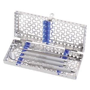 CAJA / CASSETTE PARA ESTERILIZAR INSTRUMENTAL IME14DIN5 AZUL 5 INSTRUMENTOS - HU-FRIEDY