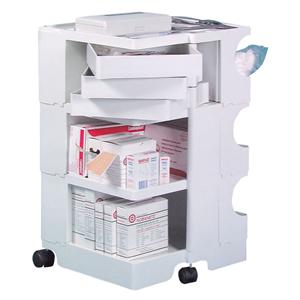 CARRITO AUXILIAR DE CLÍNICA BLANCO BOBBY 3 1U - VARIOS