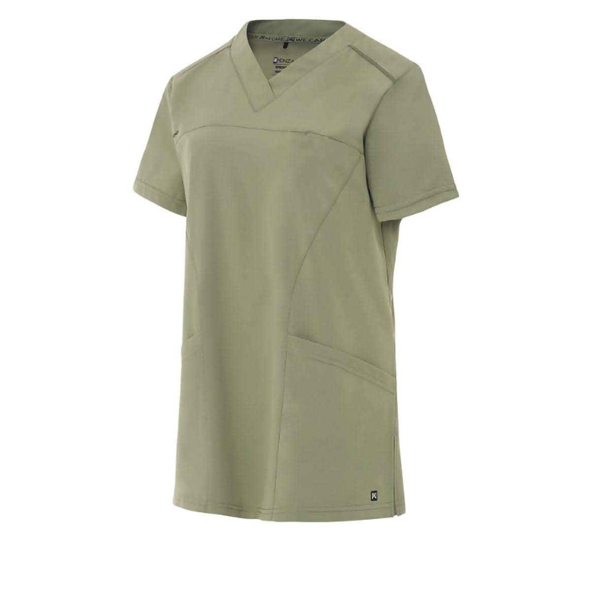CASACA MUJER URSA CUELLO V GRIS MEDIO XS - MONZA