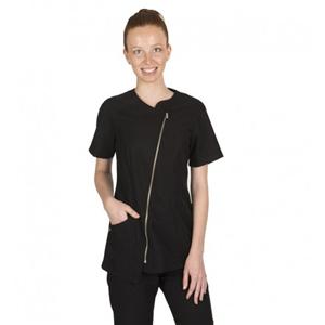 CASACA SANITARIA MUJER UNISEX NEGRO T.L 1U - HEJCO