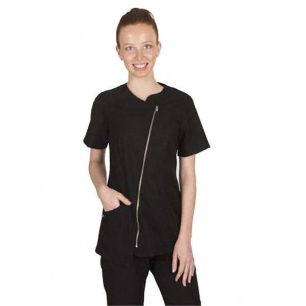 CASACA SANITARIA MUJER UNISEX NEGRO T.L 1U - HEJCO