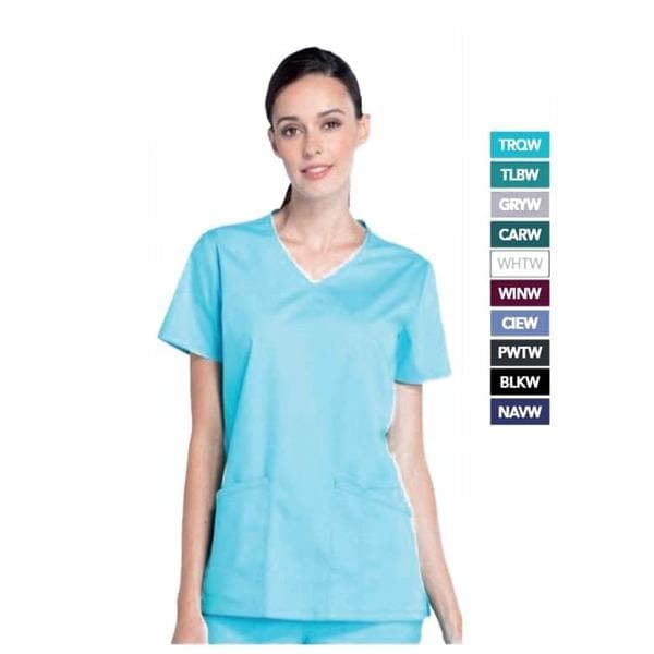 CASACA SANITARIA MUJER WW655 WHT XXS PROFESSIONALS - CHEROKEE