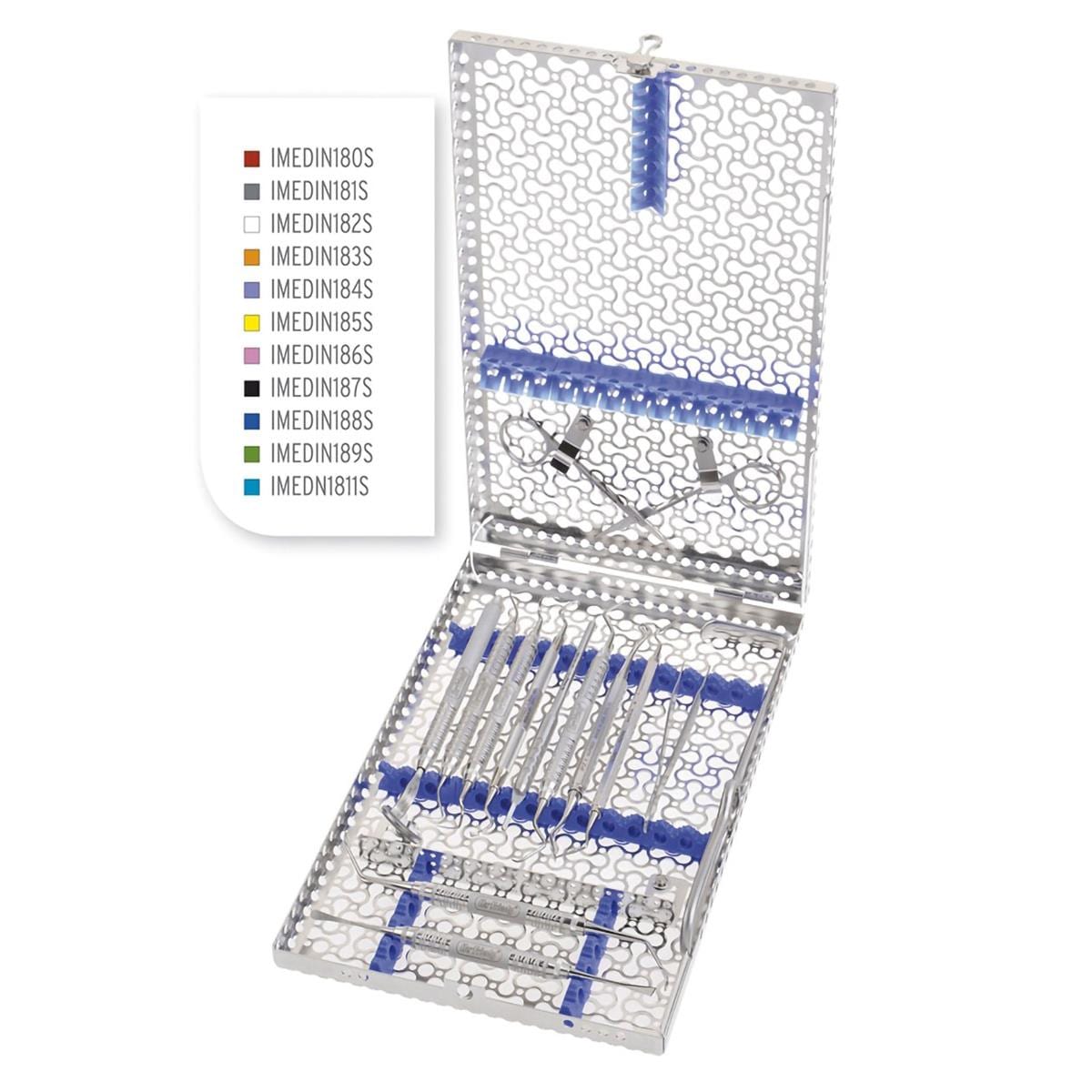 CAJA CASSETE IMS INFINITY BLANCO 18 INSTRUMENTOS - HU-FRIEDY