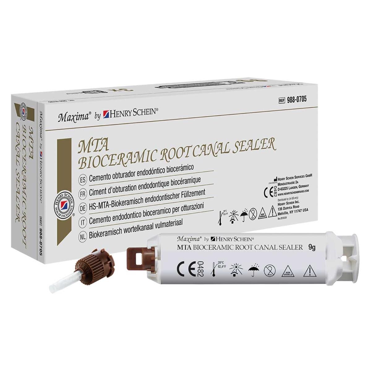CEMENTO BICERÁMICO ENDODONCIA MAXIMA MTA CARTUCHO 9G. - HENRY SCHEIN