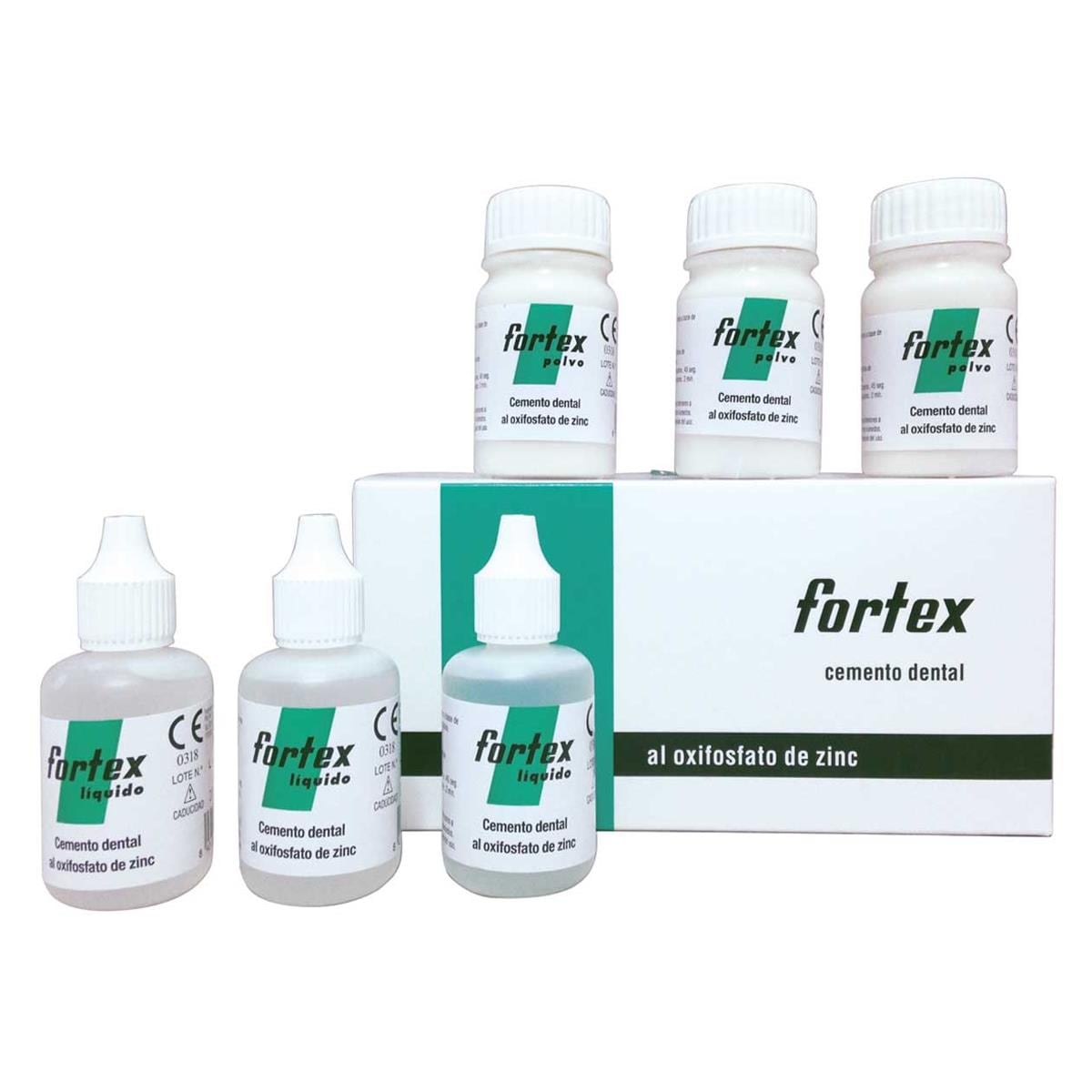 CEMENTO DEFINITIVO FORTEX KIT TRIPLE 3x100GR + 3x30ML - FORTEX