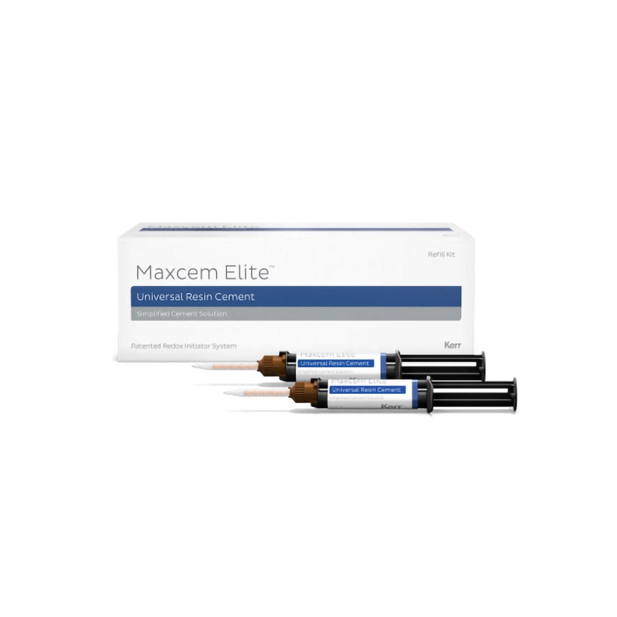 CEMENTO DE RESINA MAXCEM ELITE TRANSPARENTE REP. JER. 2X5GR - KERR HAWE