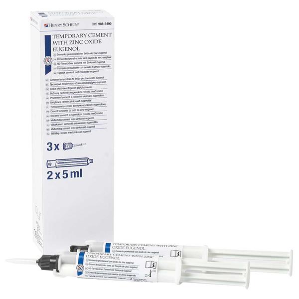 CEMENTO TEMP OXIDO DE ZINC EUGENOL 2X5ML - HENRY SCHEIN