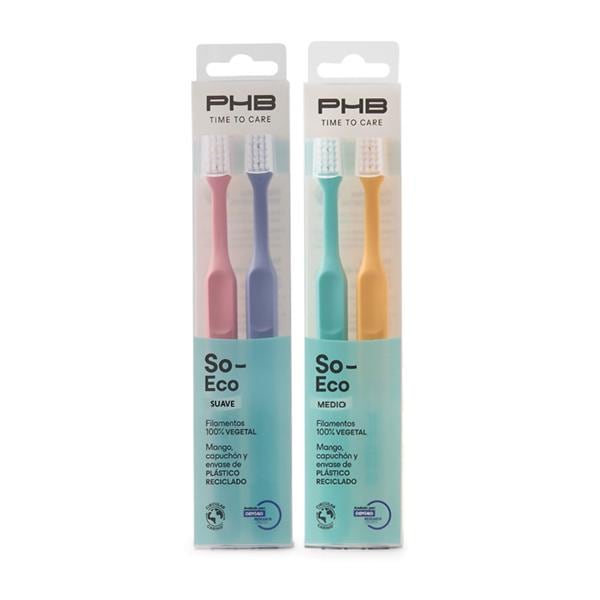 CEPILLO DENTAL SO ECO MEDIO 2U PHB