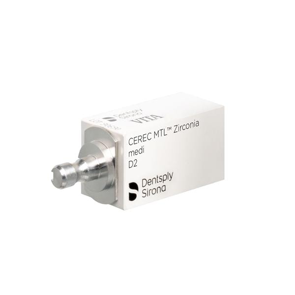 CEREC MTL ZIRCONIA MEDI B2 2U DENTSTPLY SIRONA