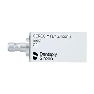CEREC MTL ZIRCONIA MEDI C2 2U DENTSTPLY SIRONA