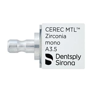 CEREC MTL ZIRCONIA MONO A3.5 4U DENTSTPLY SIRONA