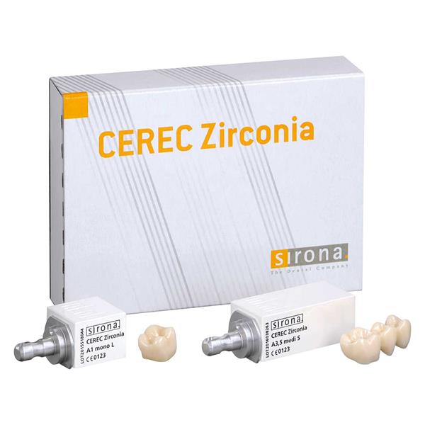 CEREC ZIRCONIA MEDI S A2 3 STCK - DENTSPLY SIRONA