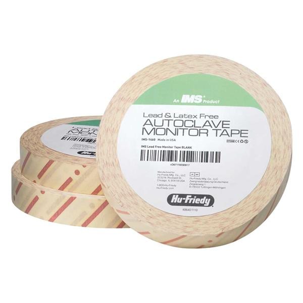 CINTA DE SELLAR PARA AUTOCLAVE SIN PLOMO/LÁTEX 1U - HU-FRIEDY