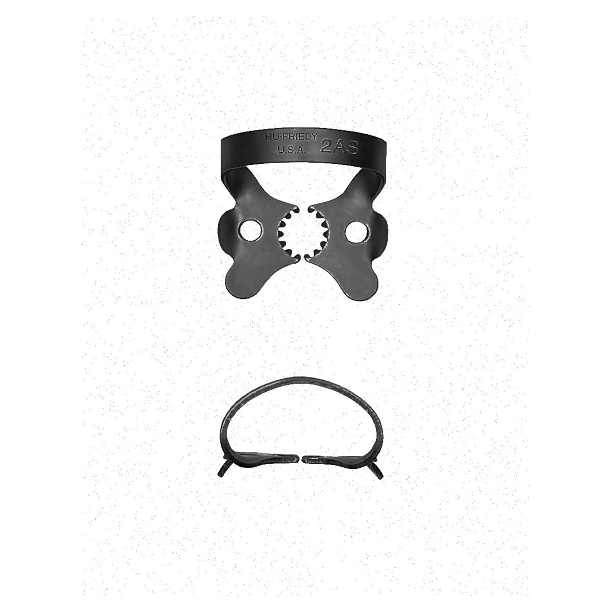 CLAMP PARA DIQUE DE GOMA BLACK LINE 2AS - HU-FRIEDY