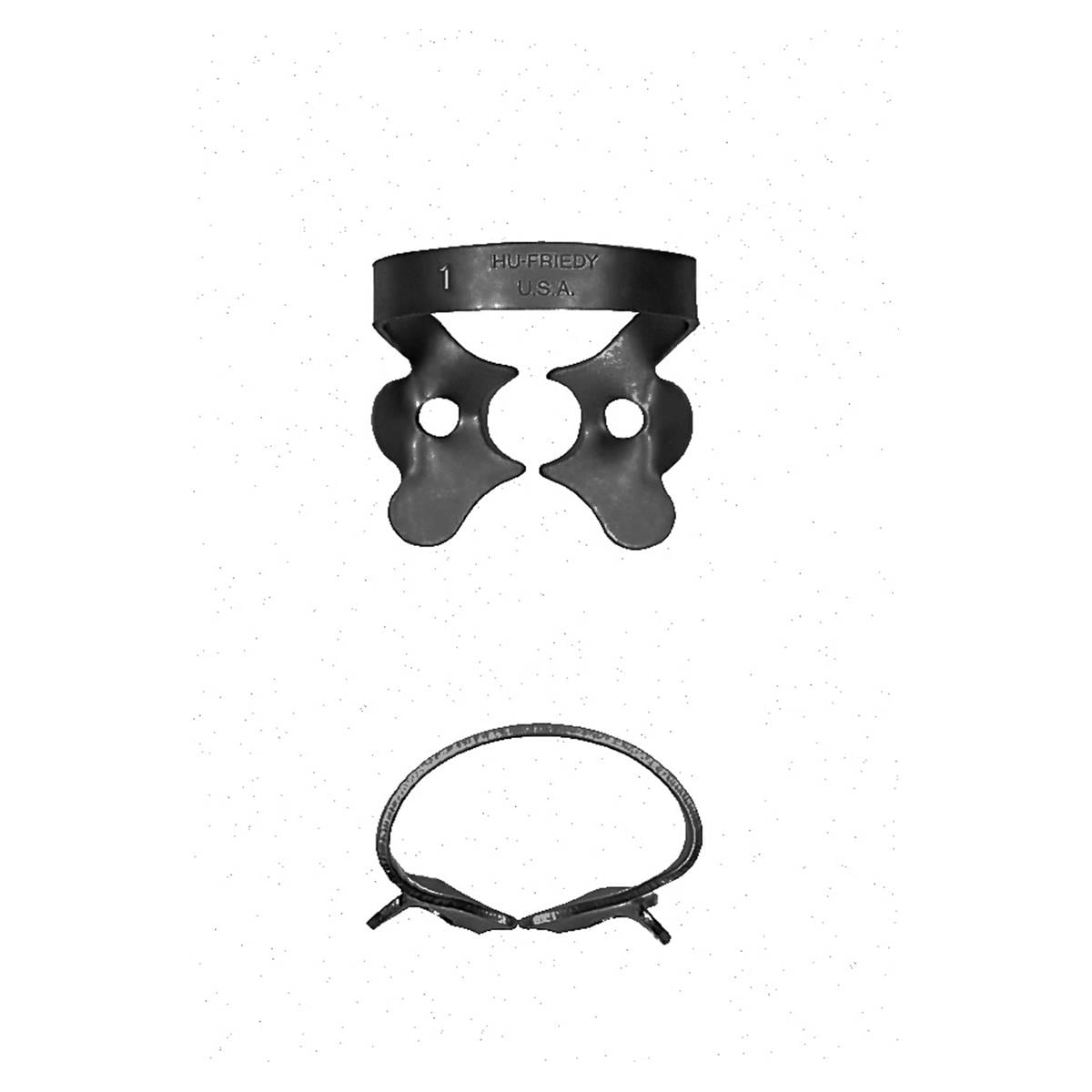 CLAMP PARA DIQUE DE GOMA BLACK LINE N.1 - HU-FRIEDY