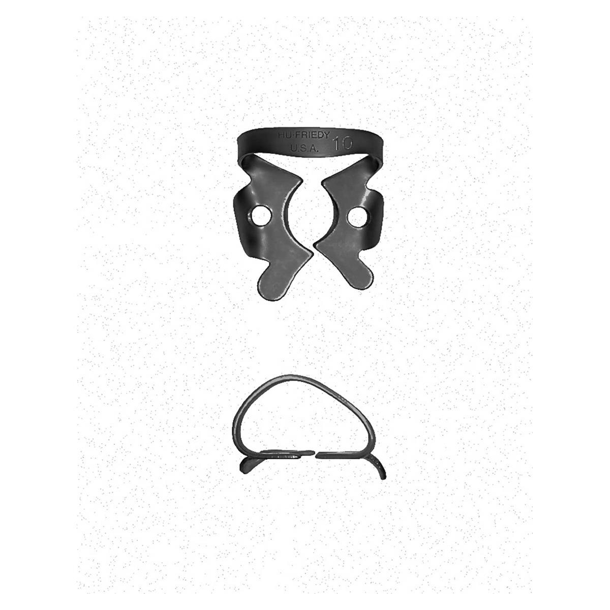 CLAMP PARA DIQUE DE GOMA BLACK LINE N.10 - HU-FRIEDY
