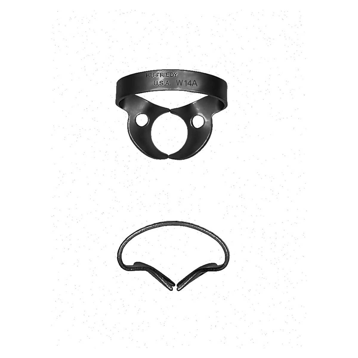 CLAMP PARA DIQUE DE GOMA BLACK LINE W14A - HU-FRIEDY